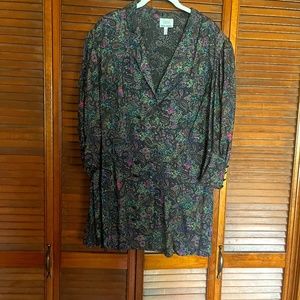 Vintage Paisley Sonja Modelle Tunic Shirt/Mini Size 12